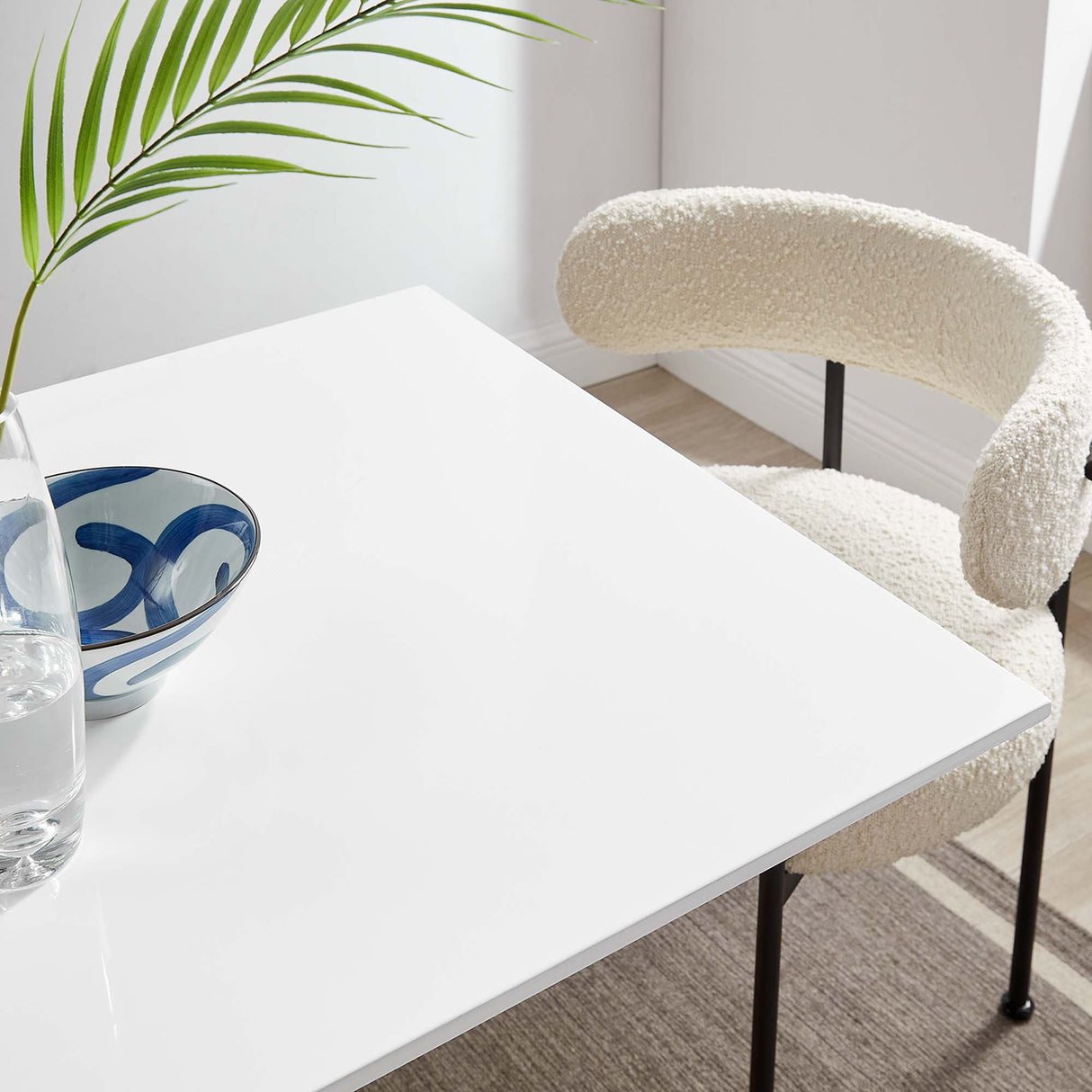 Lippa 28" Square Wood Dining Table by Modway