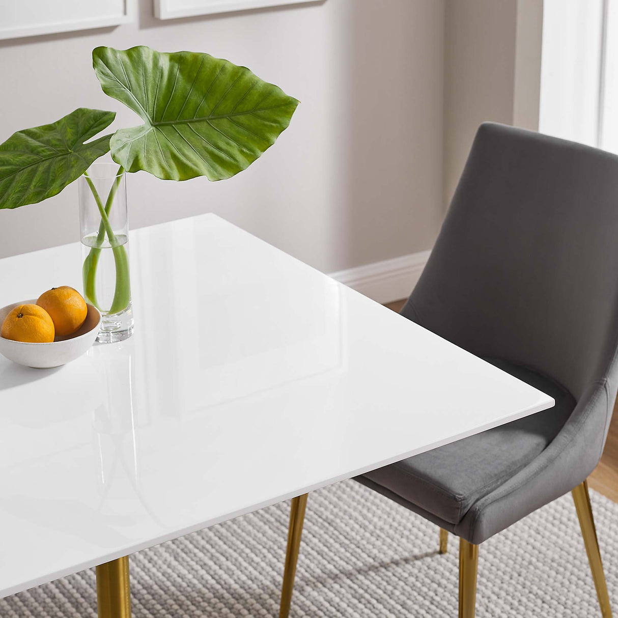 Lippa 36" Square Wood Dining Table by Modway