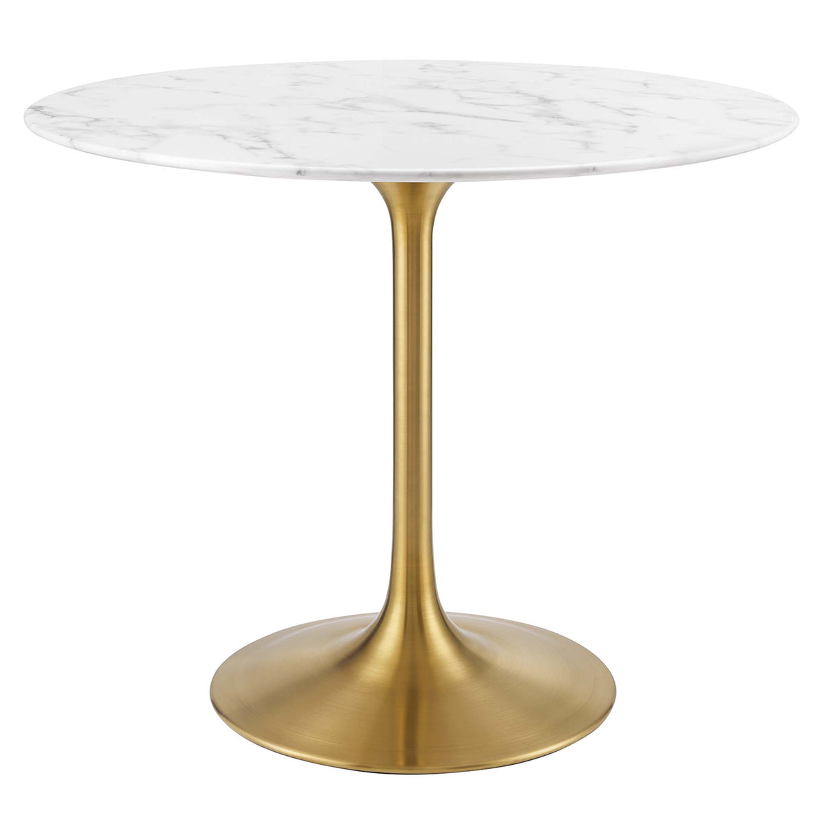 Lippa 36" Round Faux Marble Dining Table by Modway