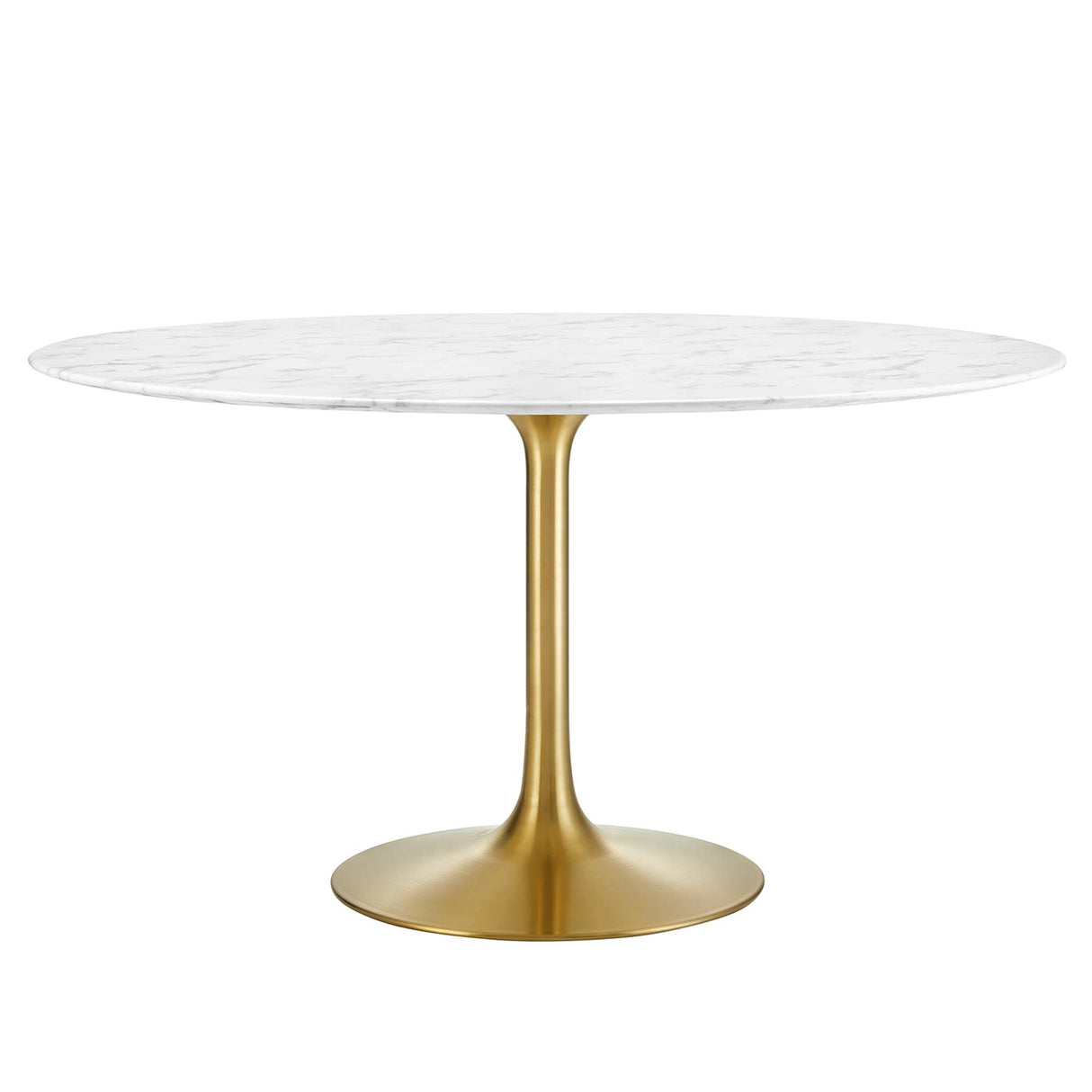 Lippa 54" Round Faux Marble Dining Table by Modway