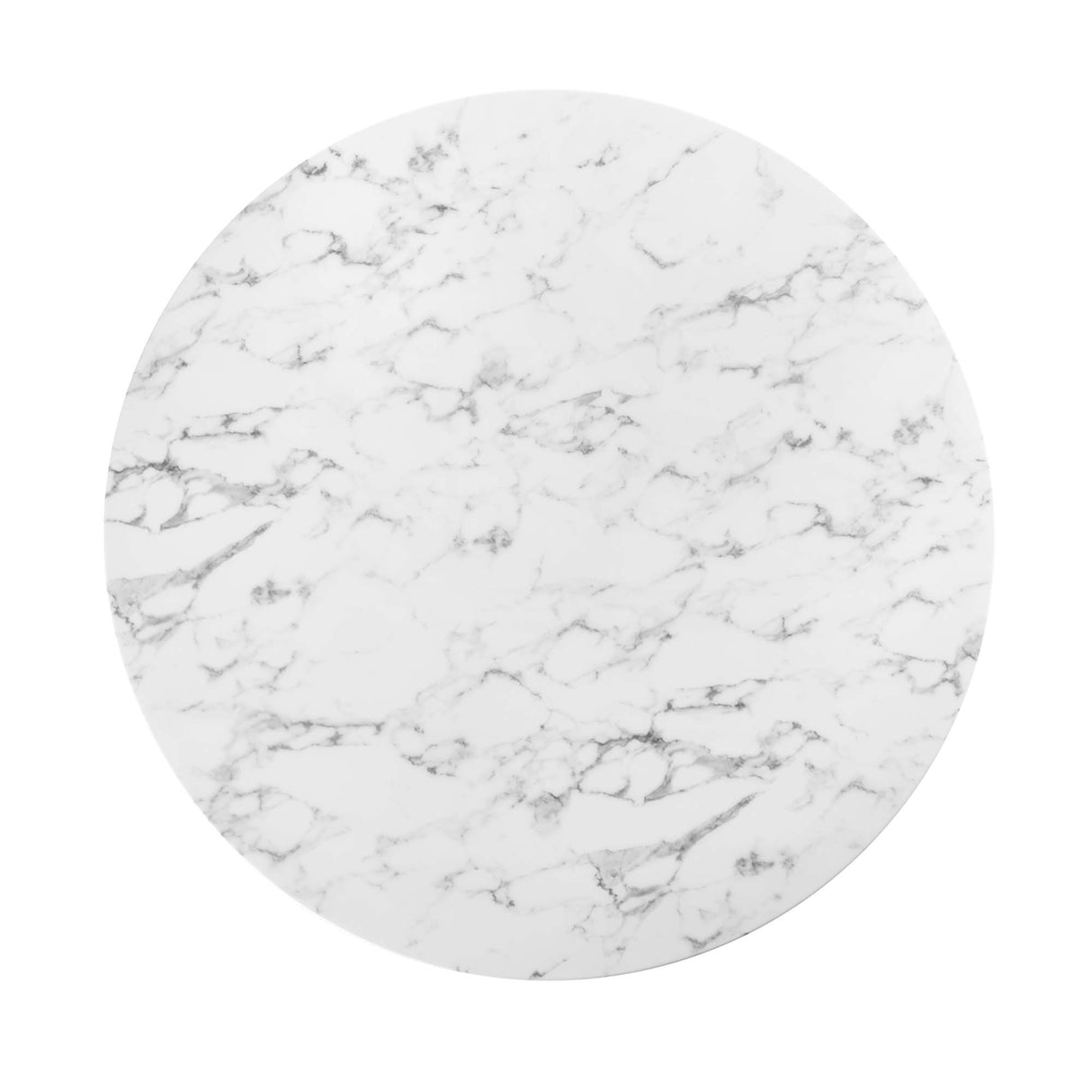 Lippa 54" Round Faux Marble Dining Table by Modway