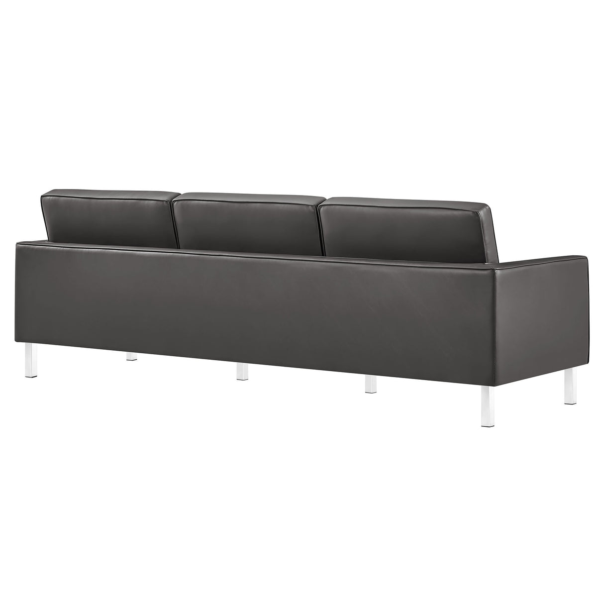 Loft Tufted Vegan Leather Sofa by Modway
