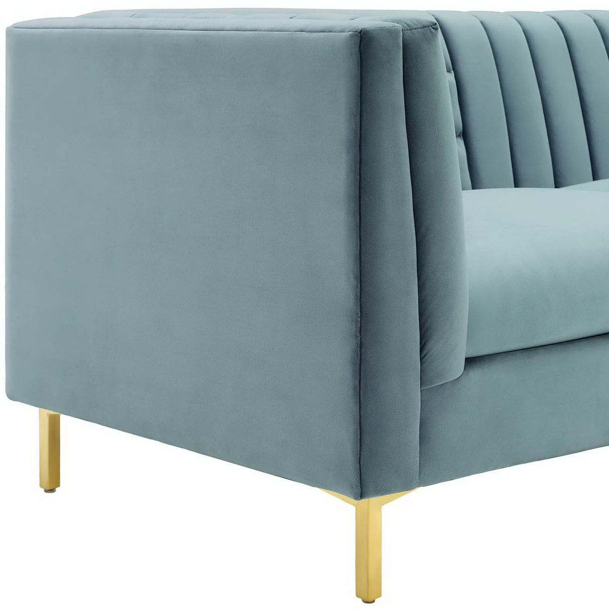 Ingenuity Channel Tufted Performance Velvet Sofa by Modway