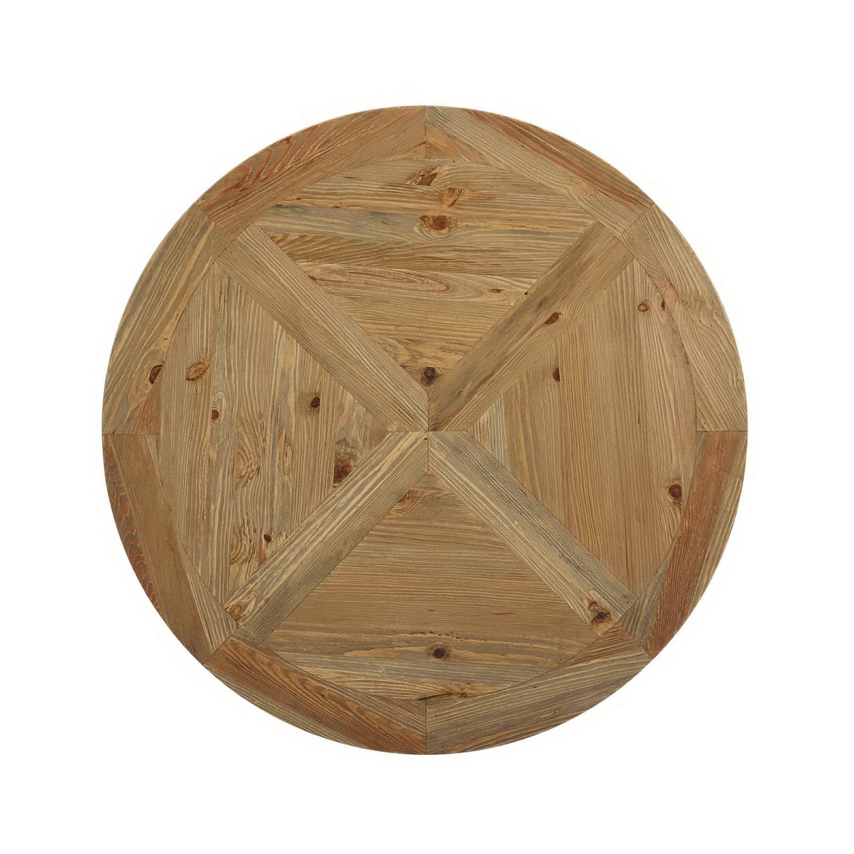 Column 47" Round Pine Wood Dining Table by Modway