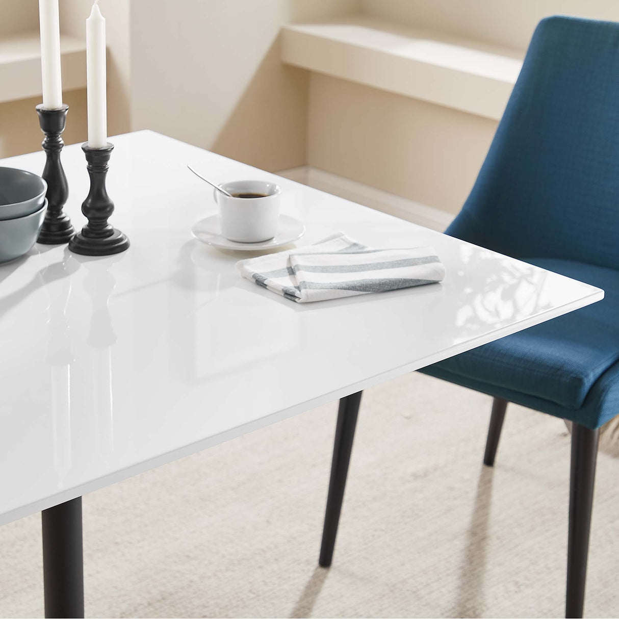 Lippa 36" Square Wood Dining Table by Modway