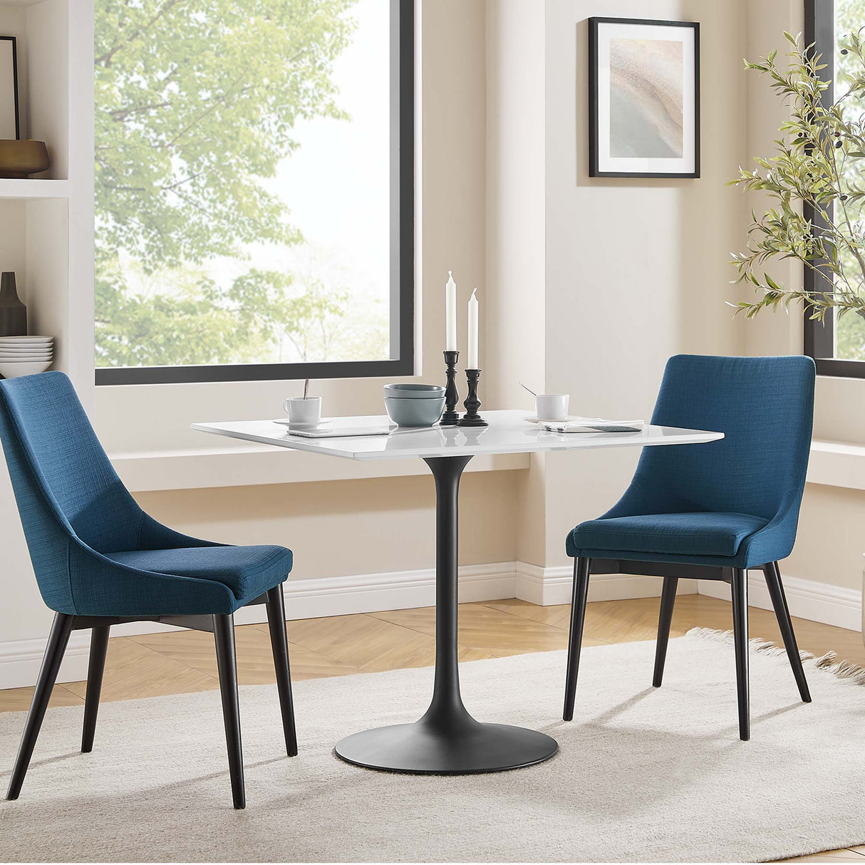 Lippa 36" Square Wood Dining Table by Modway