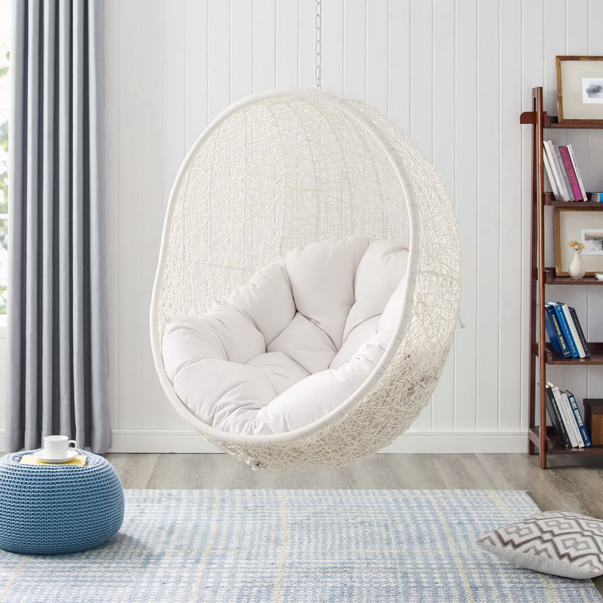 Hide Patio Swing Chair with Sunbrella Fabric by Modway