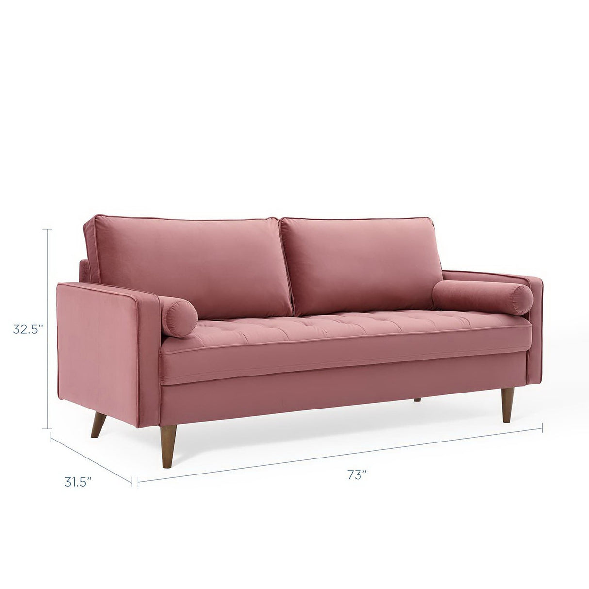 Valour Performance Velvet Sofa by Modway