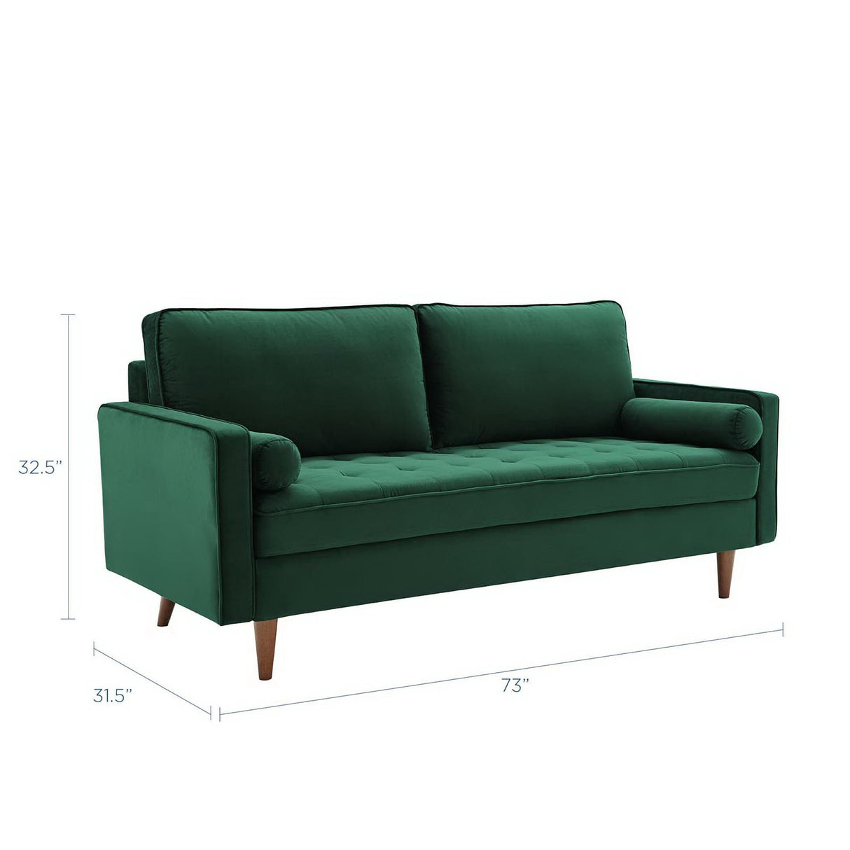 Valour Performance Velvet Sofa by Modway