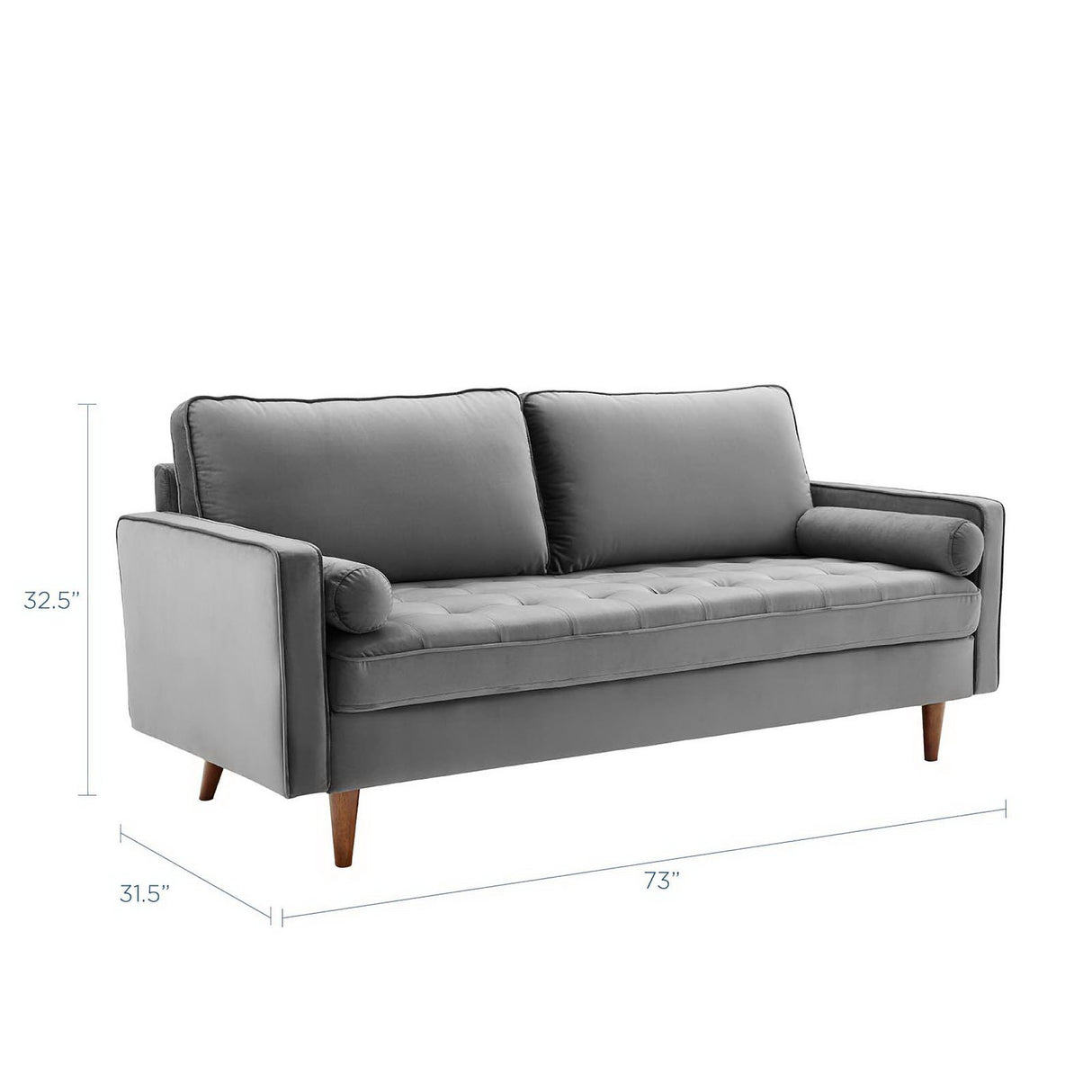Valour Performance Velvet Sofa by Modway