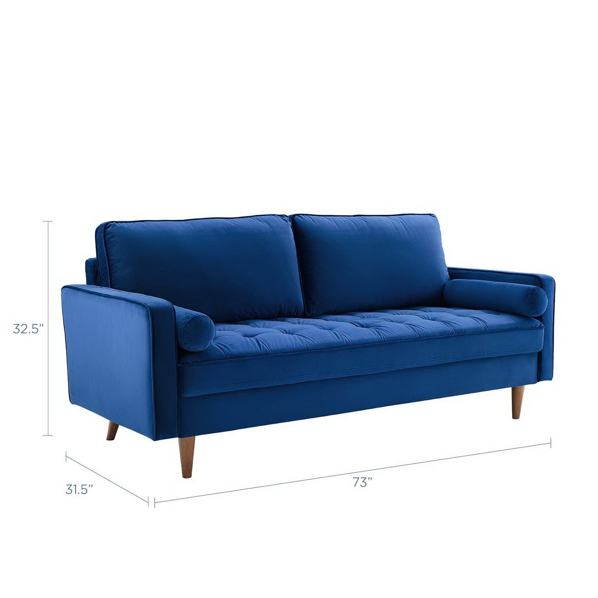 Valour Performance Velvet Sofa by Modway