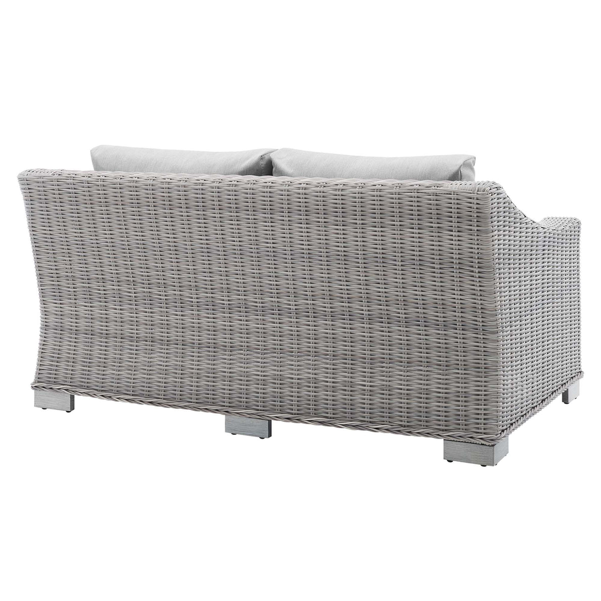 Conway Outdoor Patio Wicker Rattan Loveseat by Modway