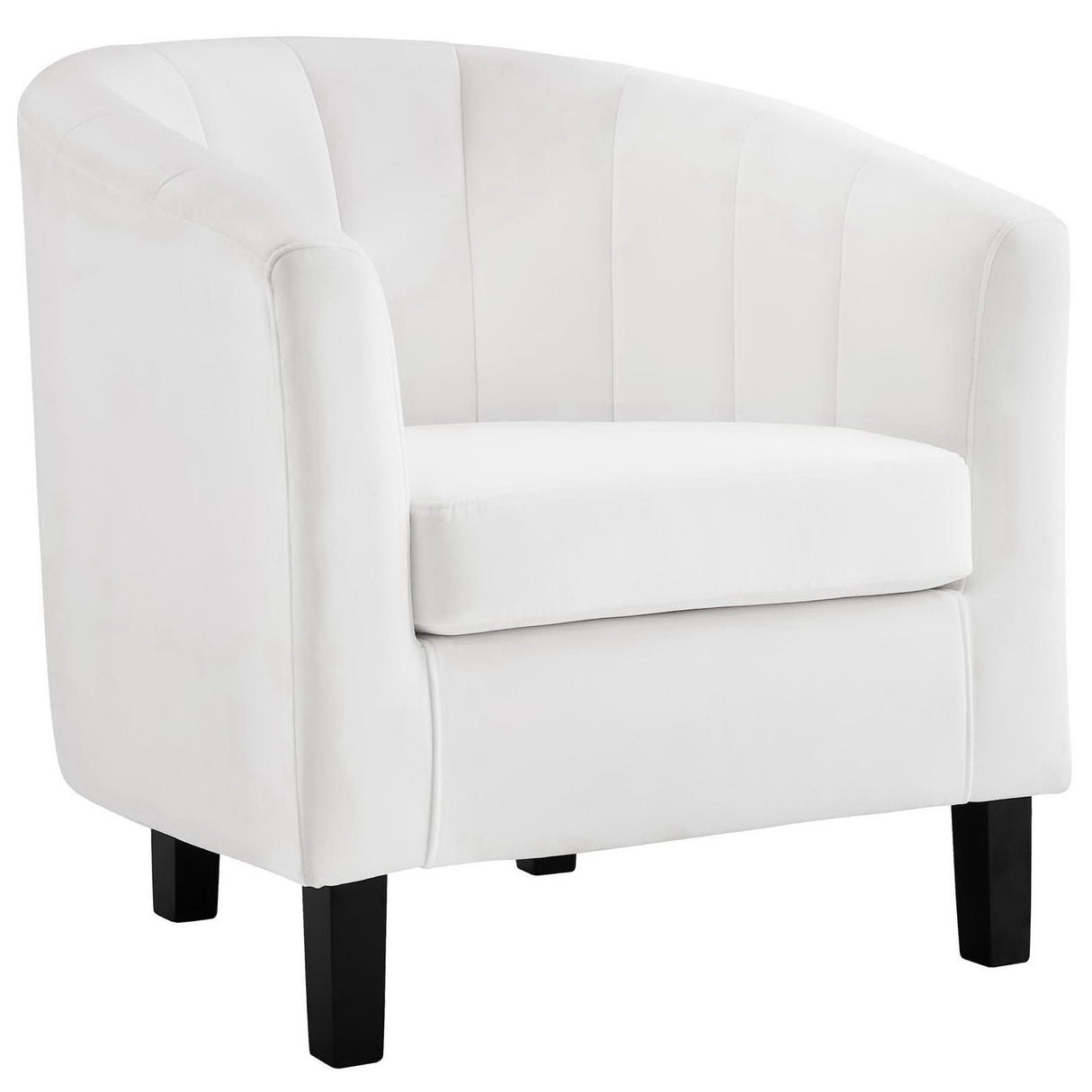 Prospect Channel Tufted Performance Velvet Armchair Set of 2 by Modway
