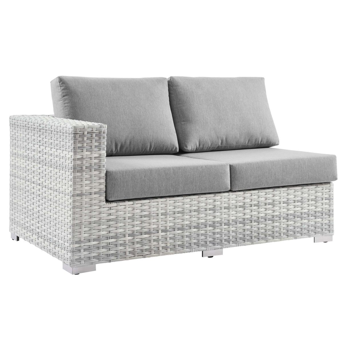 Convene Outdoor Patio Left-Arm Loveseat by Modway