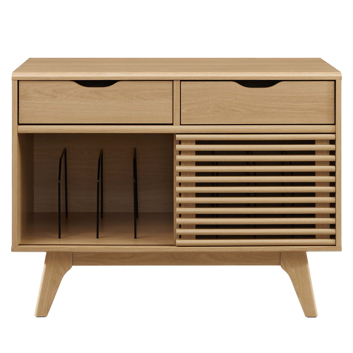 Render Vinyl Record Display Stand by Modway