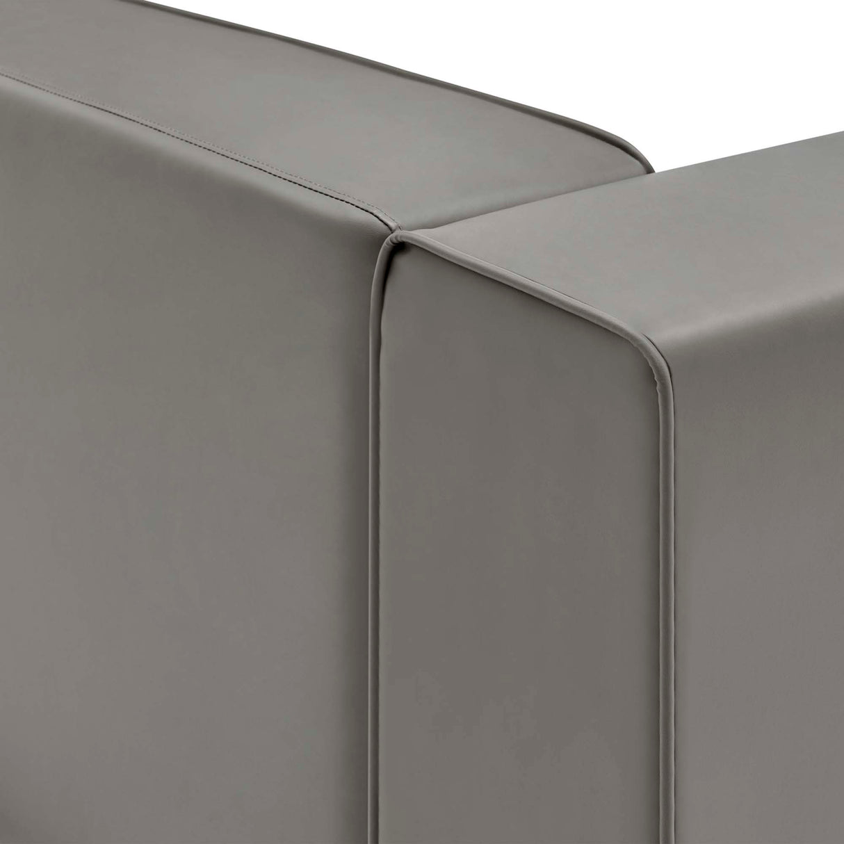 Mingle Vegan Leather Right-Arm Chair by Modway