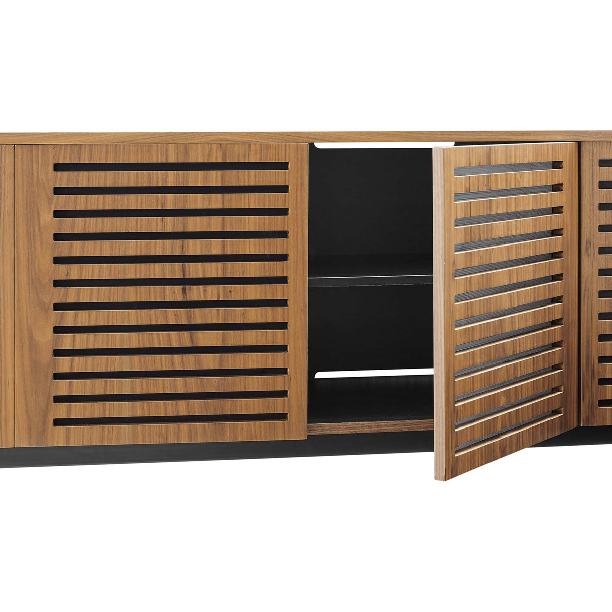 Parker 73" Walnut TV Stand by Modway