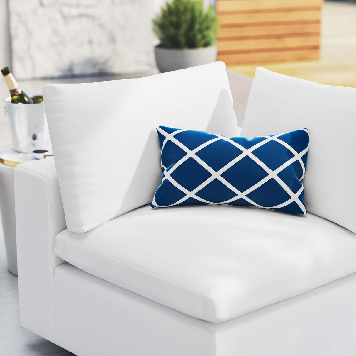 Commix Sunbrella� Outdoor Patio Corner Chair by Modway