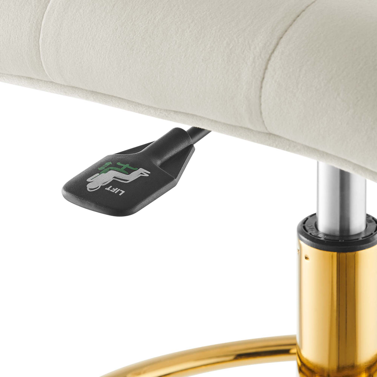 Prim Armless Performance Velvet Drafting Chair by Modway