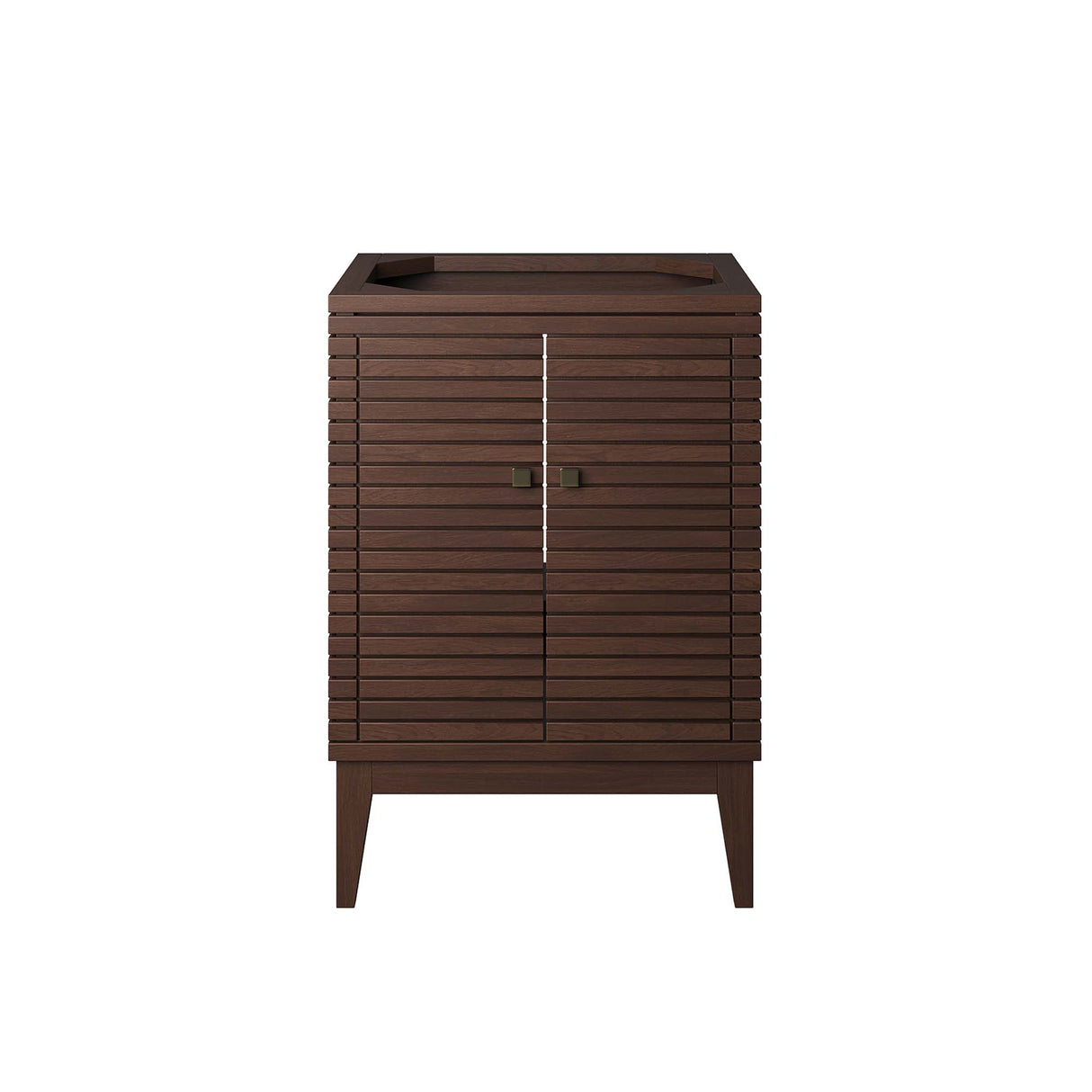 Ledger 24" Walnut Wood Bathroom Vanity Cabinet by Modway