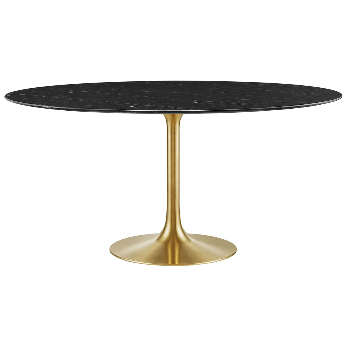 Lippa 60" Round Faux Marble Dining Table by Modway