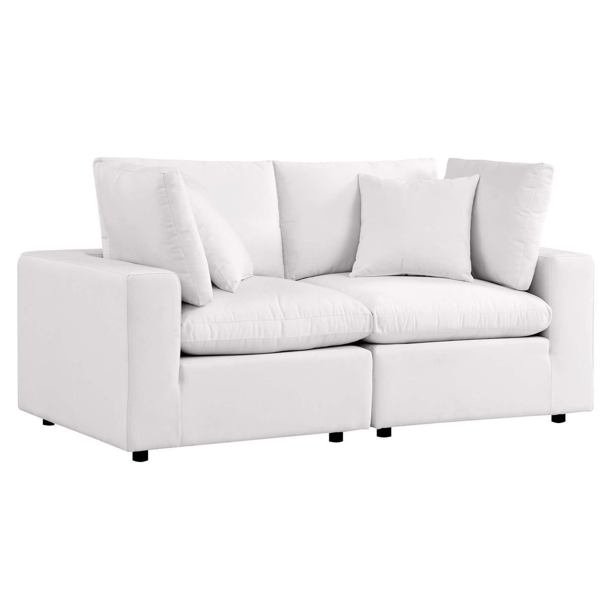 Commix Overstuffed Outdoor Patio Loveseat by Modway