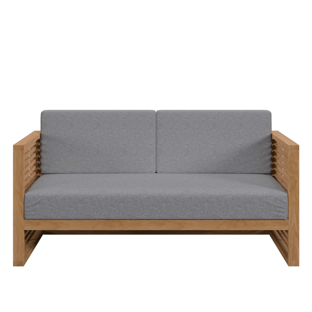 Carlsbad Teak Wood Outdoor Patio Loveseat by Modway