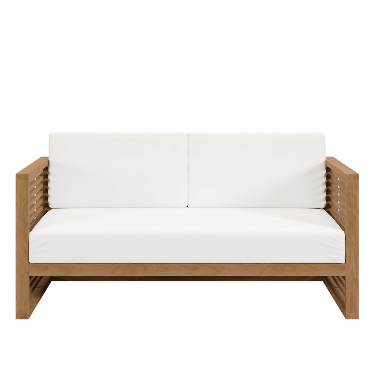 Carlsbad Teak Wood Outdoor Patio Loveseat by Modway