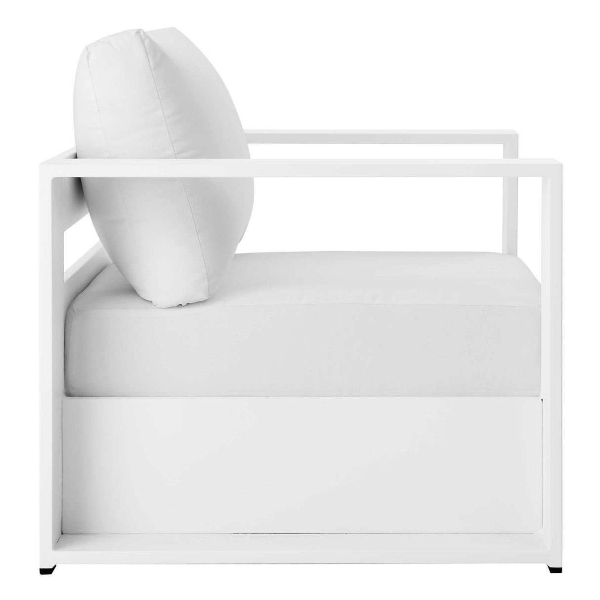 Tahoe 4-Piece Outdoor Patio Powder-Coated Aluminum Set by Modway