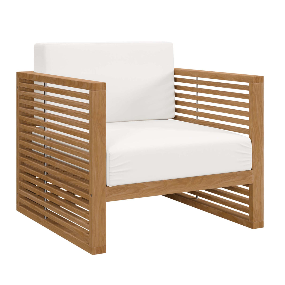 Carlsbad 3-Piece Teak Wood Outdoor Patio Set by Modway