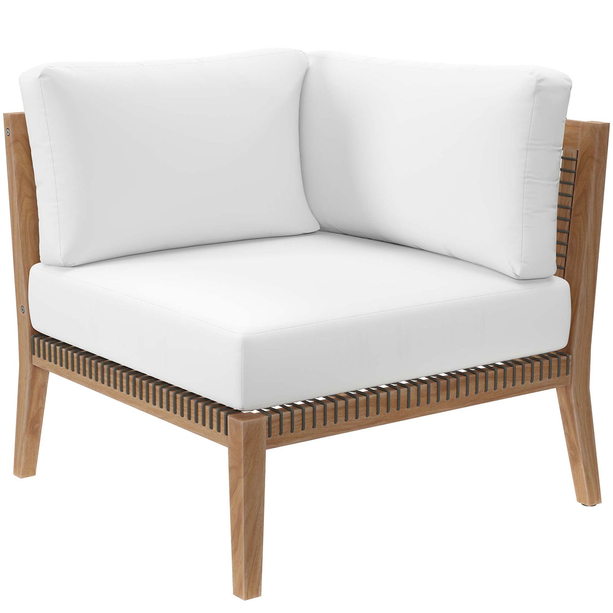 Clearwater Outdoor Patio Teak Wood Loveseat by Modway