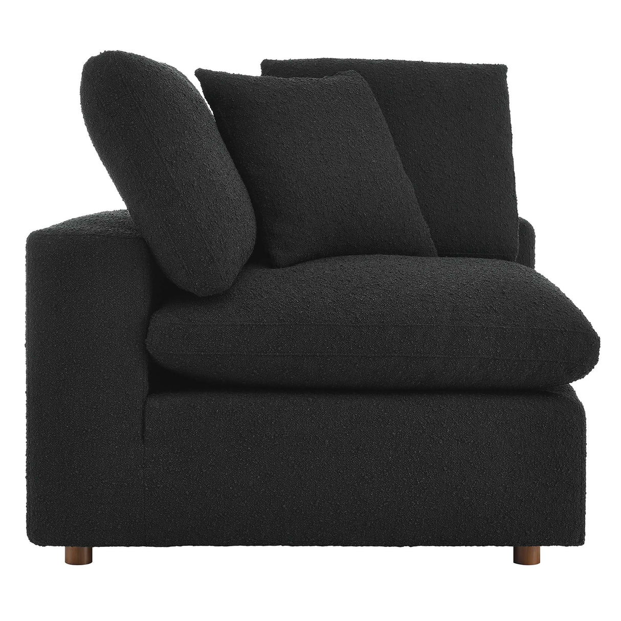 Commix Down Filled Overstuffed Boucle Fabric Corner Chair by Modway