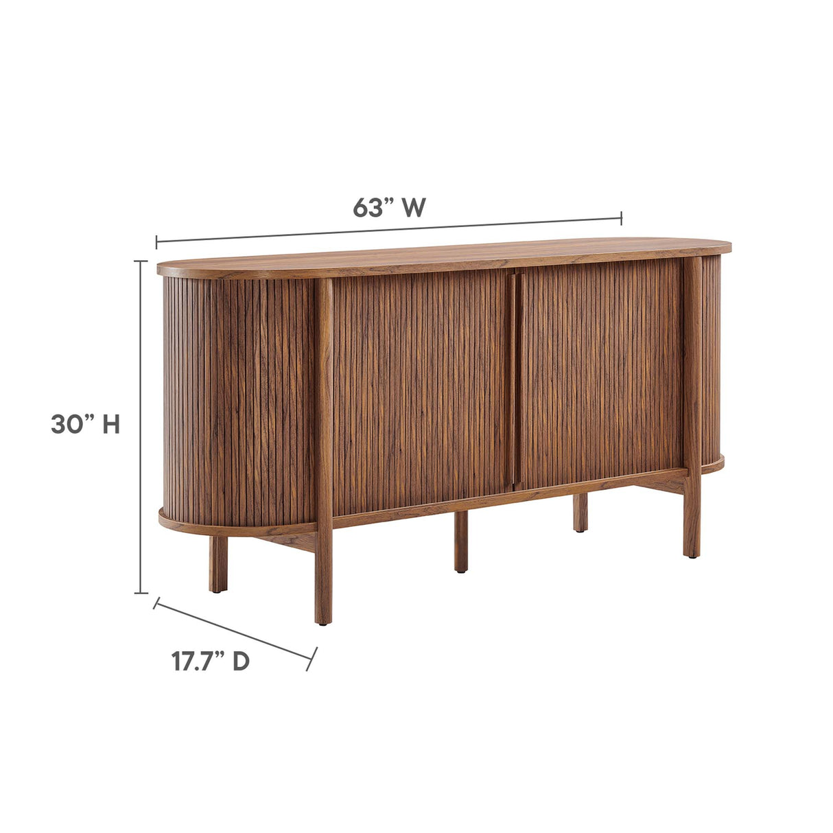 Cadence 63" Curved Sideboard by Modway