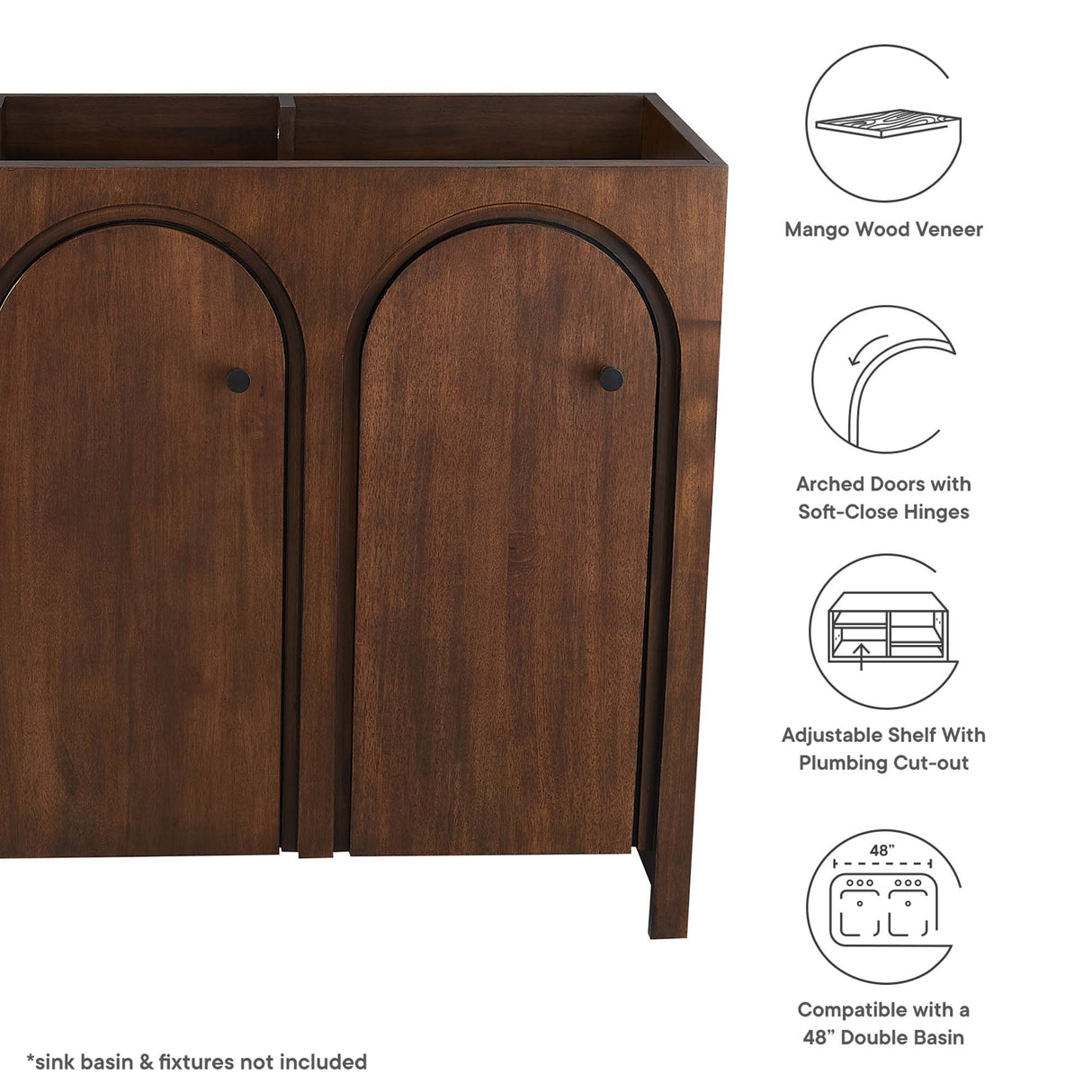 Appia 48" Bathroom Vanity Cabinet by Modway
