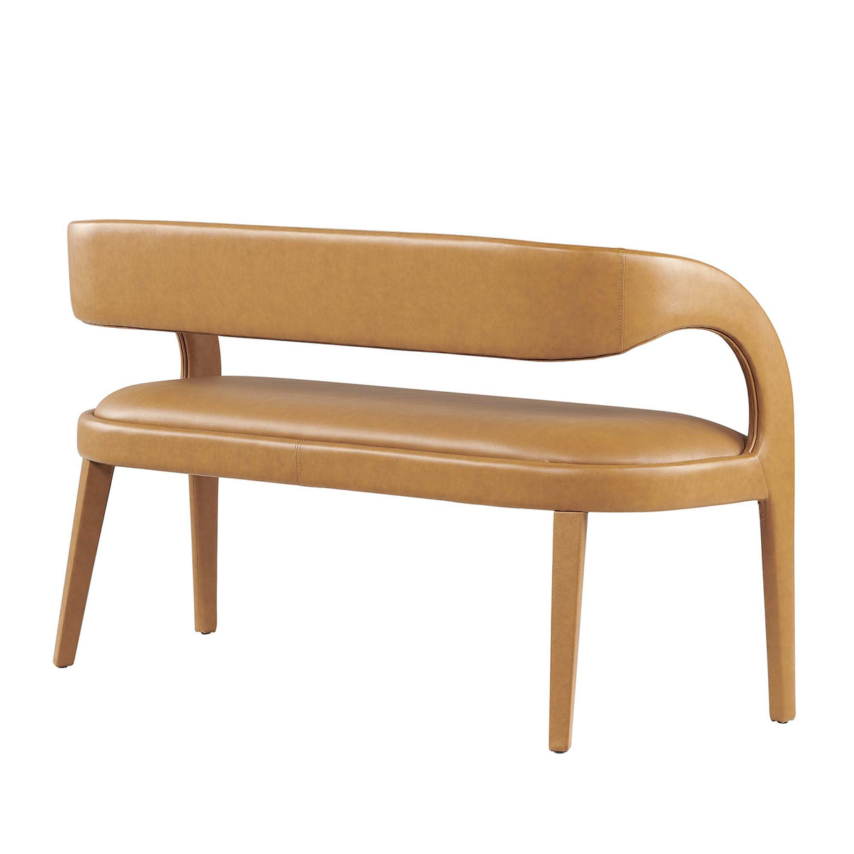 Pinnacle Vegan Leather Accent Bench by Modway