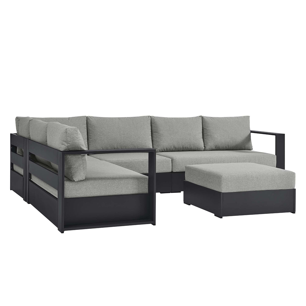Tahoe 5-Piece Outdoor Patio Sectional Sofa Set by Modway