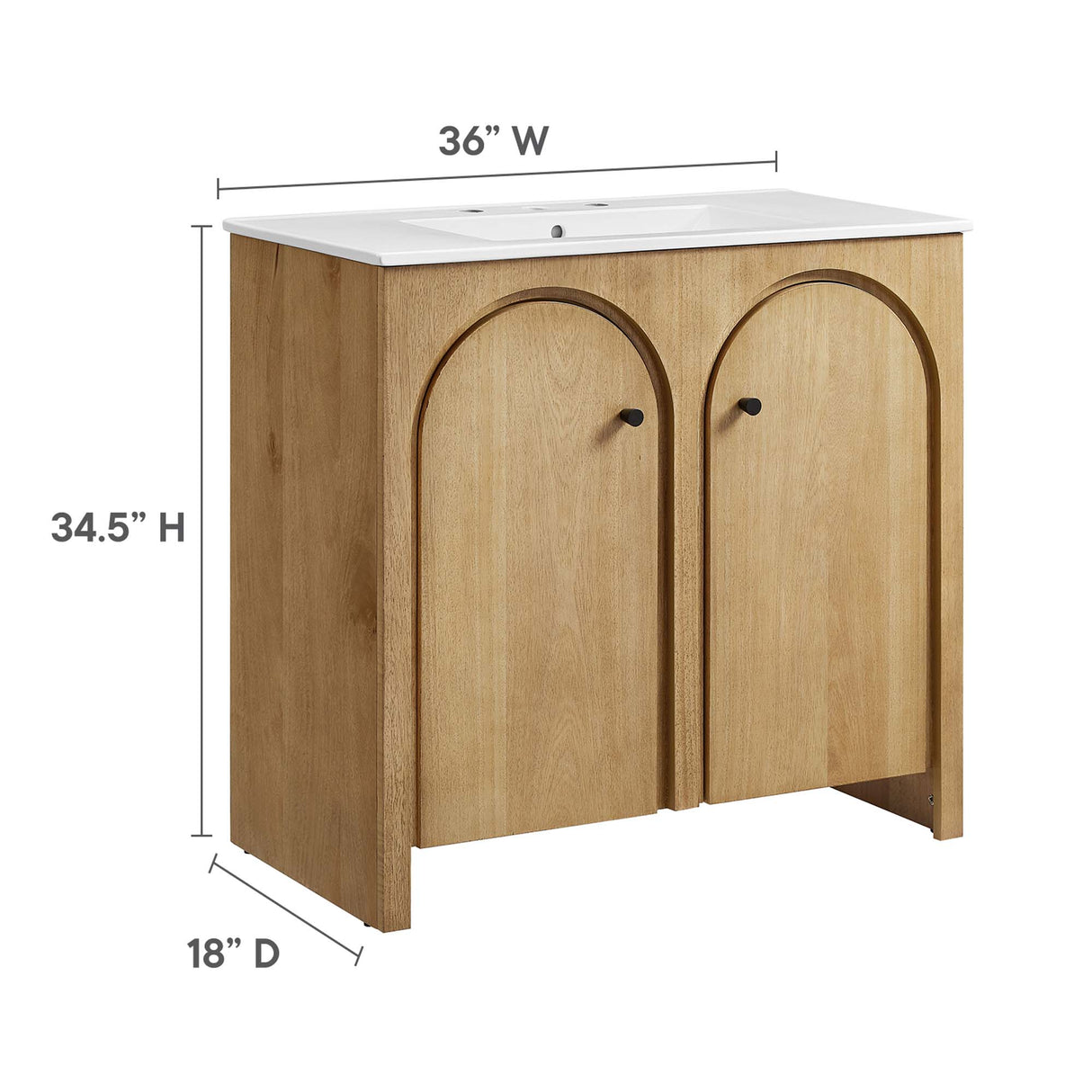 Appia 36" Bathroom Vanity by Modway