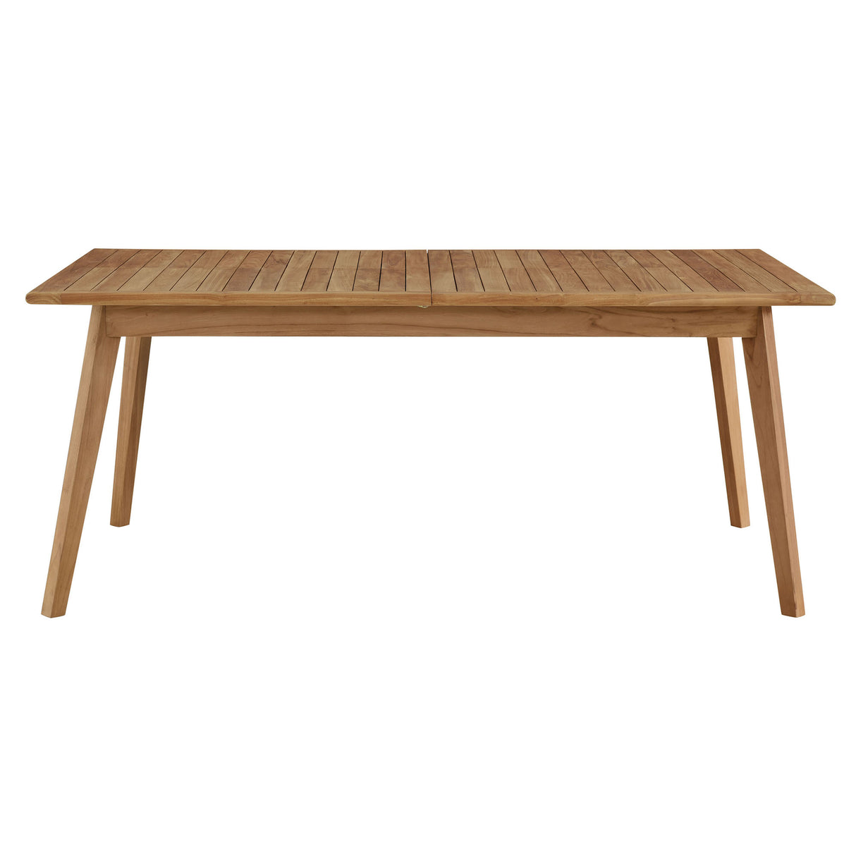 Vienna Outdoor Patio Teak Wood Extendable Dining Table by Modway