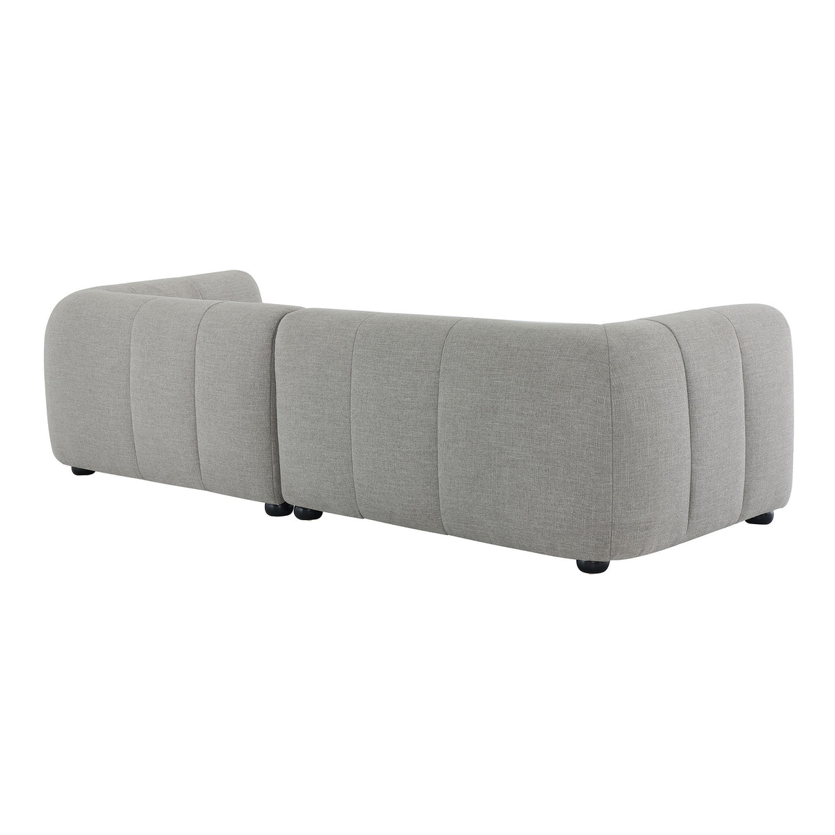 Liana Right-Facing Upholstered Fabric Modular Sofa with Chaise by Modway