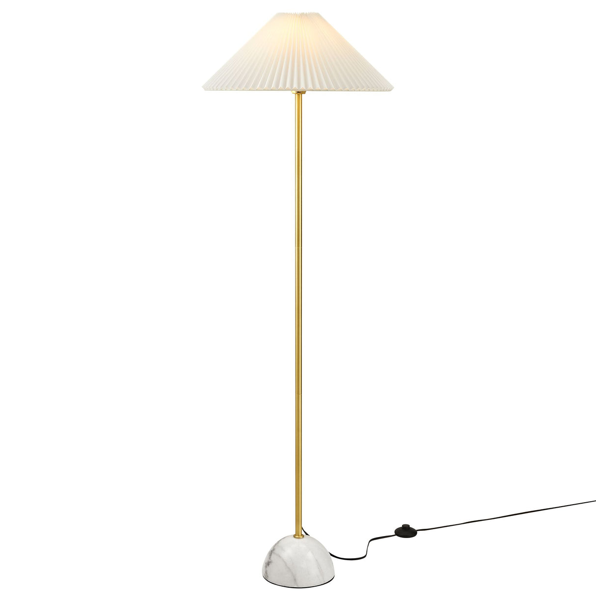 Illusion Marble Dome Floor Lamp by Modway