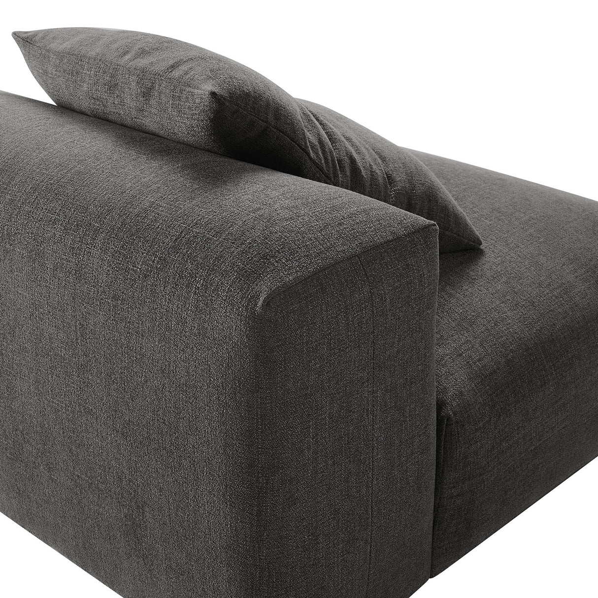 Solace Modular Upholstered Fabric Armless Chair by Modway