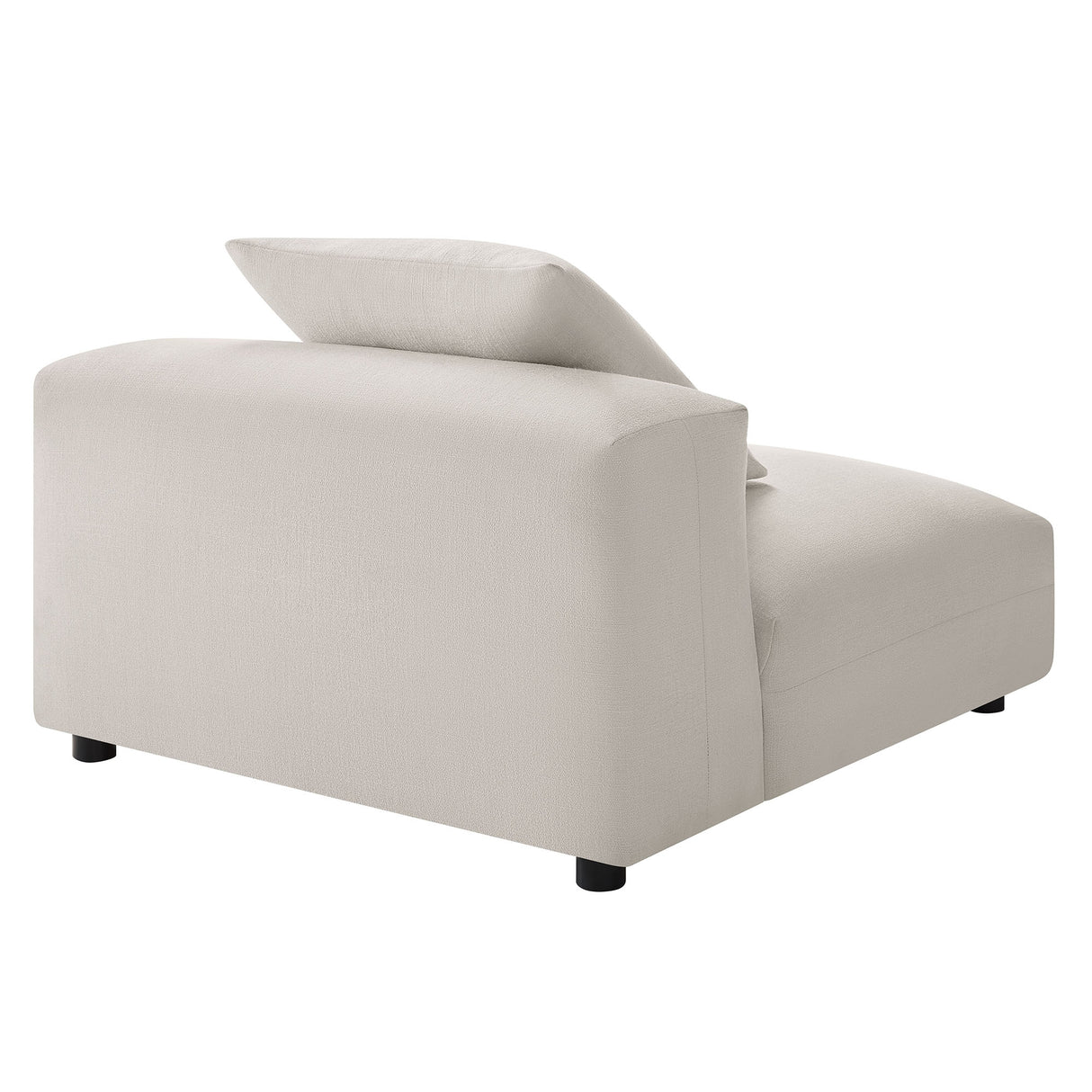 Solace Modular Upholstered Fabric Armless Chair by Modway