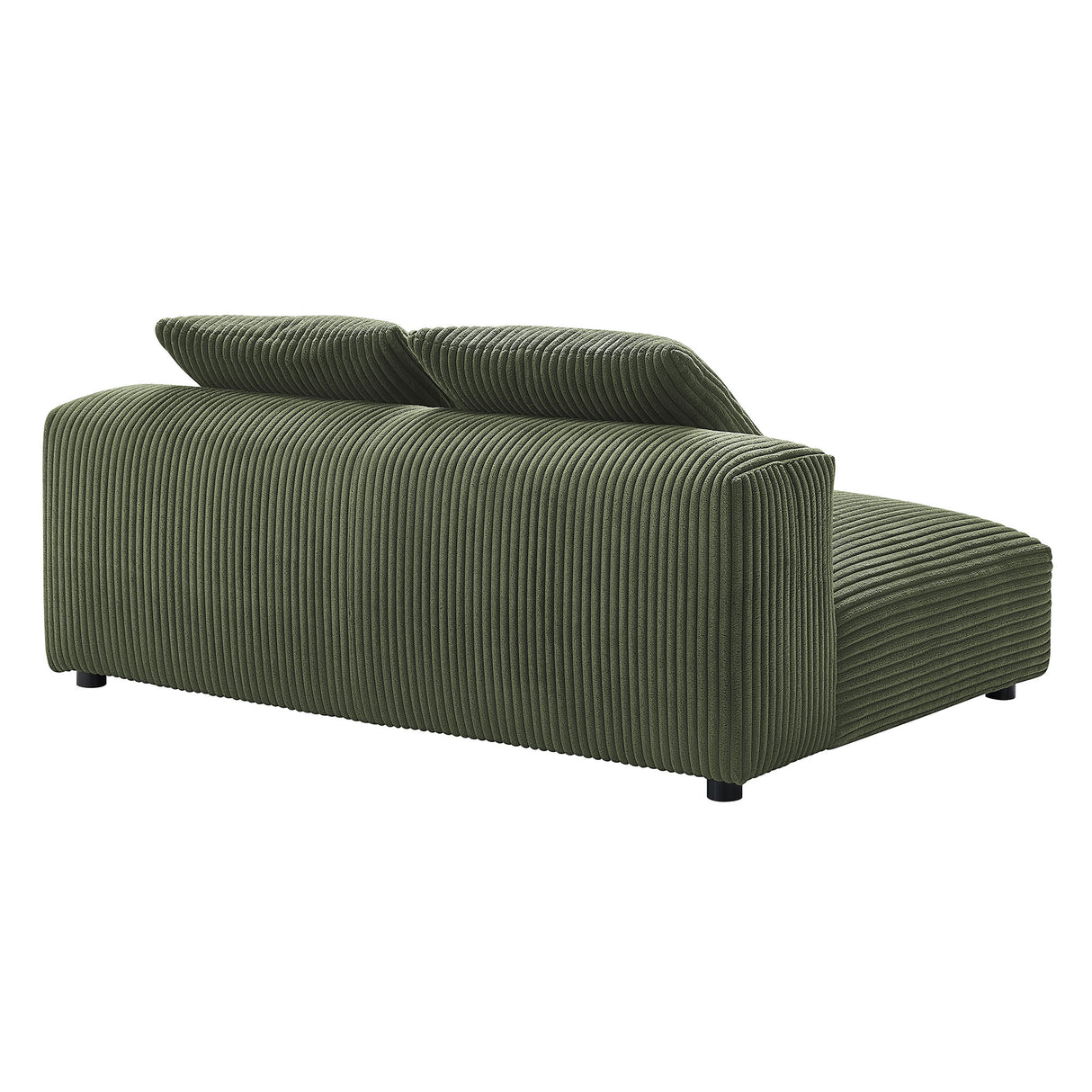 Solace Modular Corduroy Upholstered Armless Loveseat by Modway