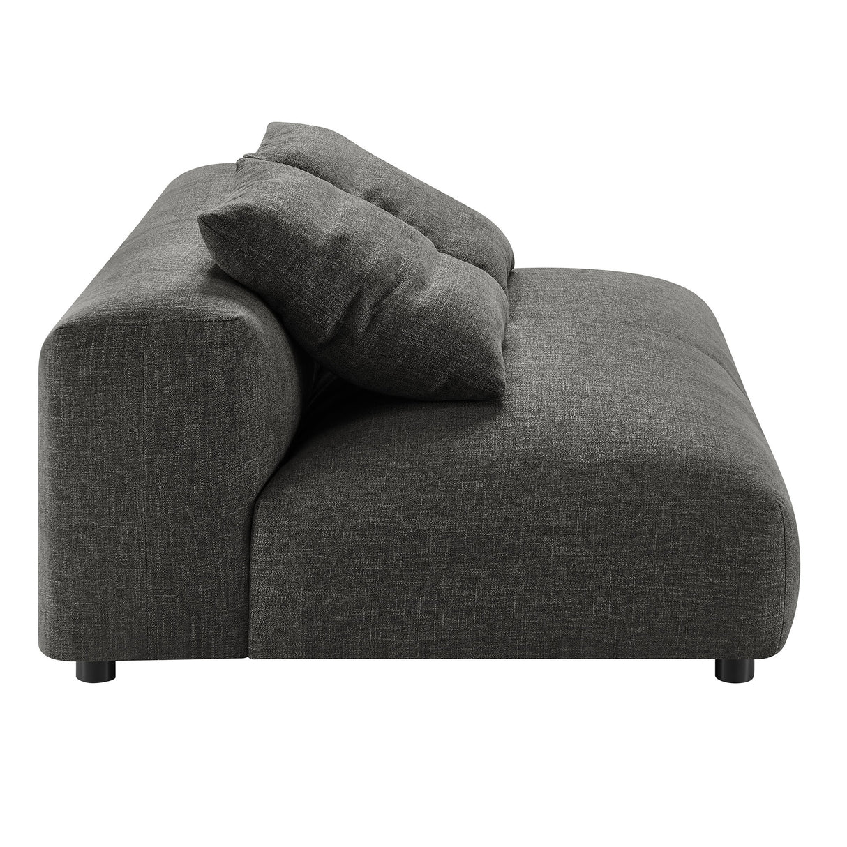 Solace Modular Upholstered Fabric Armless Loveseat by Modway