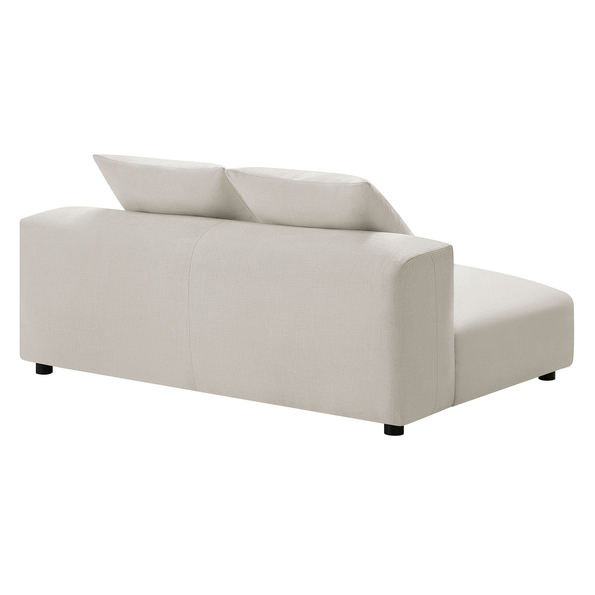 Solace Modular Upholstered Fabric Armless Loveseat by Modway