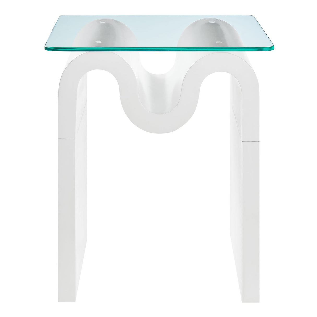 Ondine Glass Top Side Table by Modway