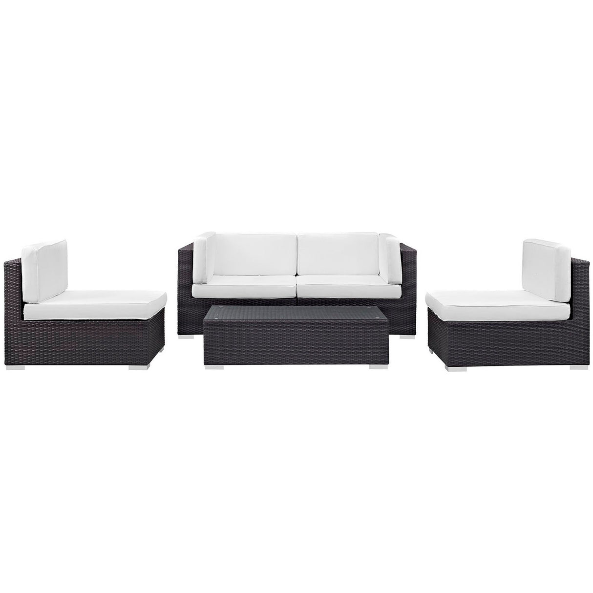 Camfora 5-Piece Outdoor Patio Sectional Set by Modway
