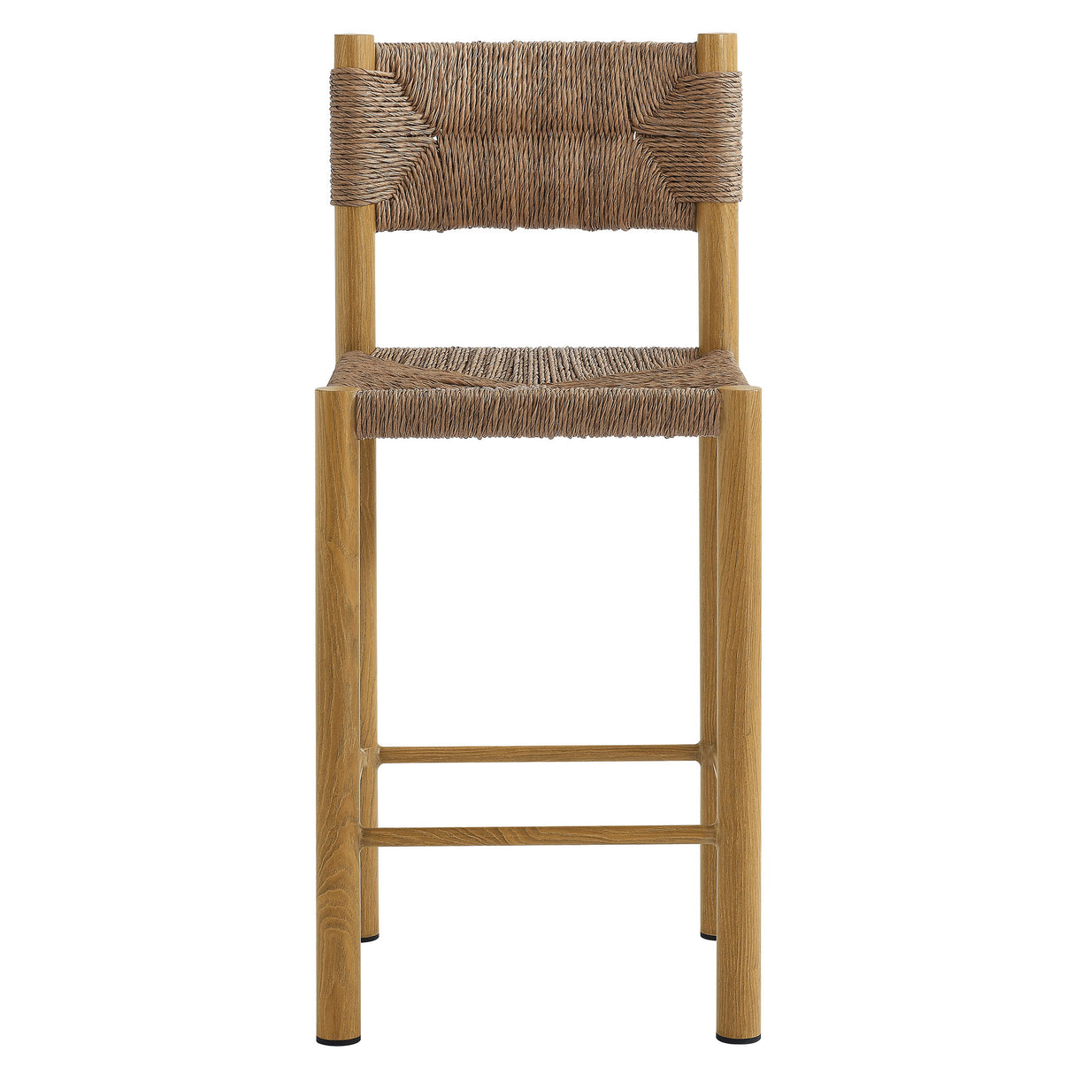 Parkland Outdoor Patio Rattan And Aluminum Counter Stools Set of 2