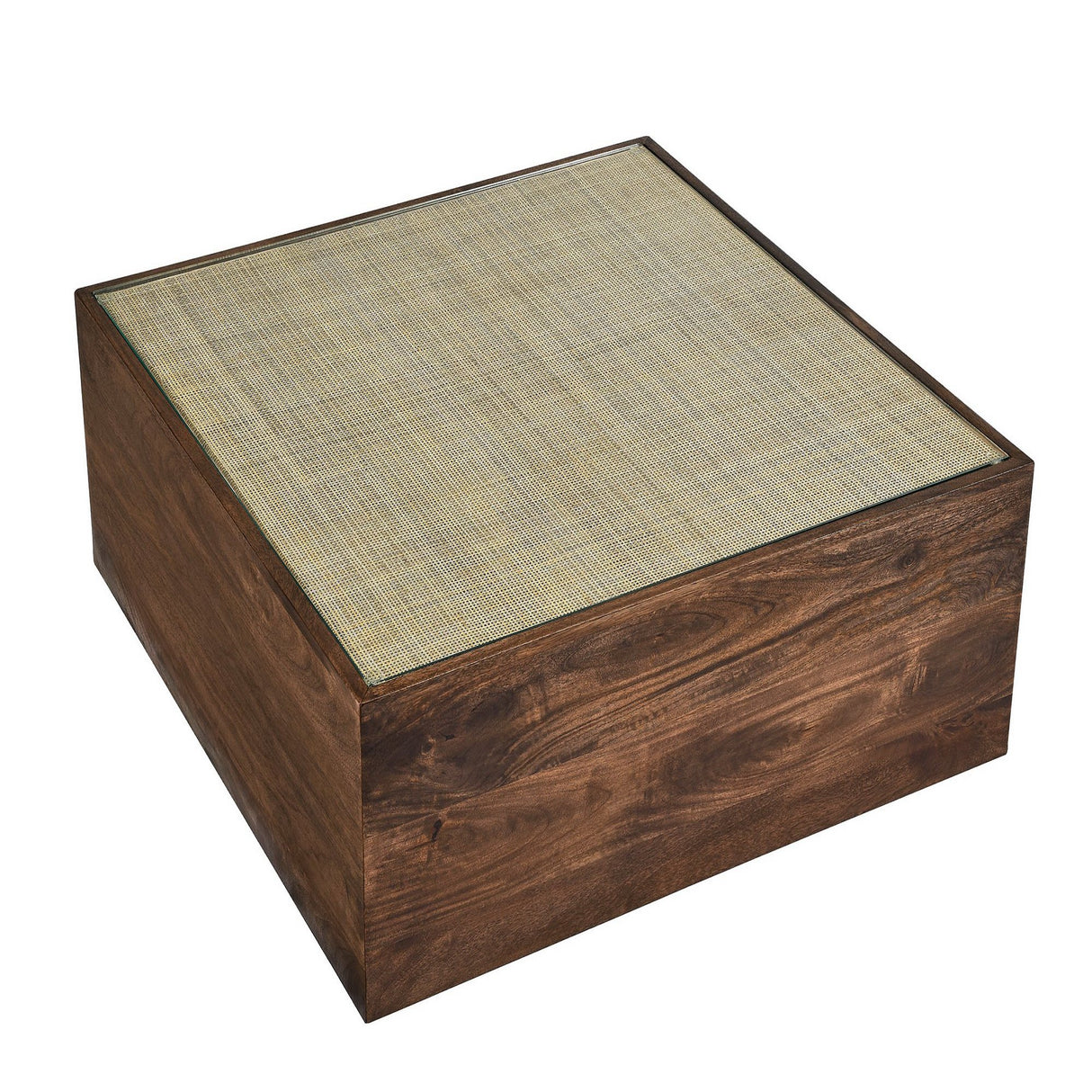 Truett Square Wood Rattan Coffee Table by Modway