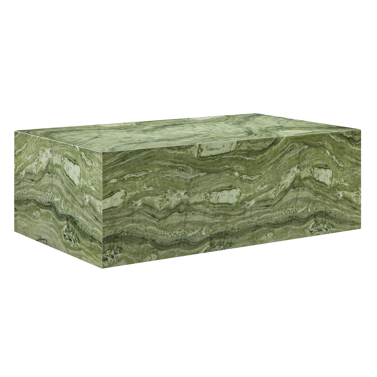 Jordana Square Plinth Concrete Coffee Table by Modway